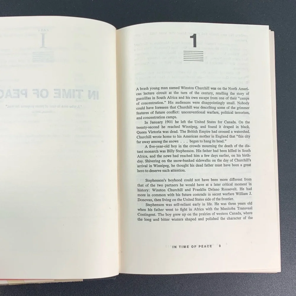 A Man Called Intrepid: The Secret War by William Stevenson. 1976.